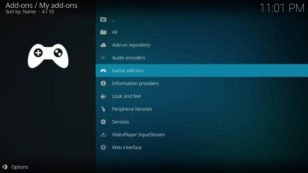 steps to delete addons from kodi