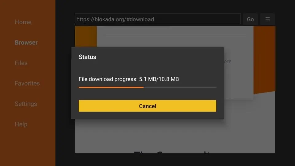 download blokada apk on firestick