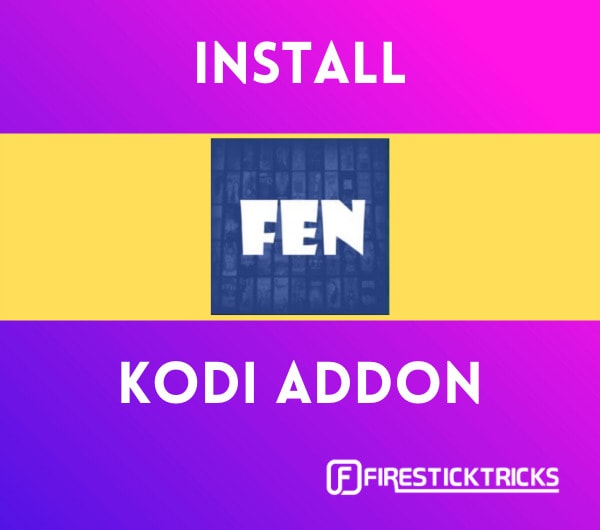 install fen addon on kodi