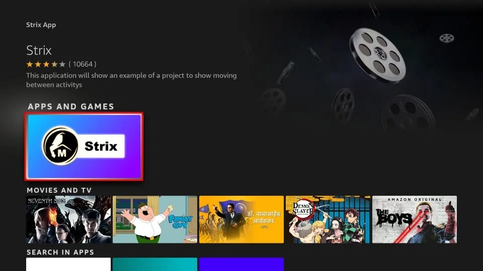 strix on firestick