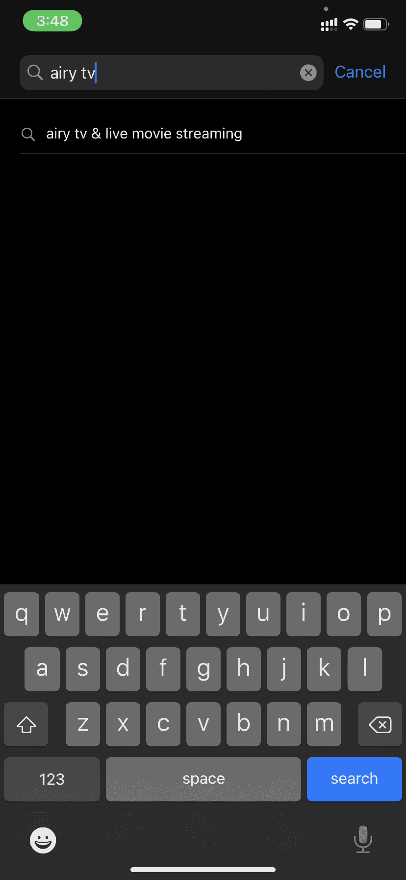 search airy tv on apple app store