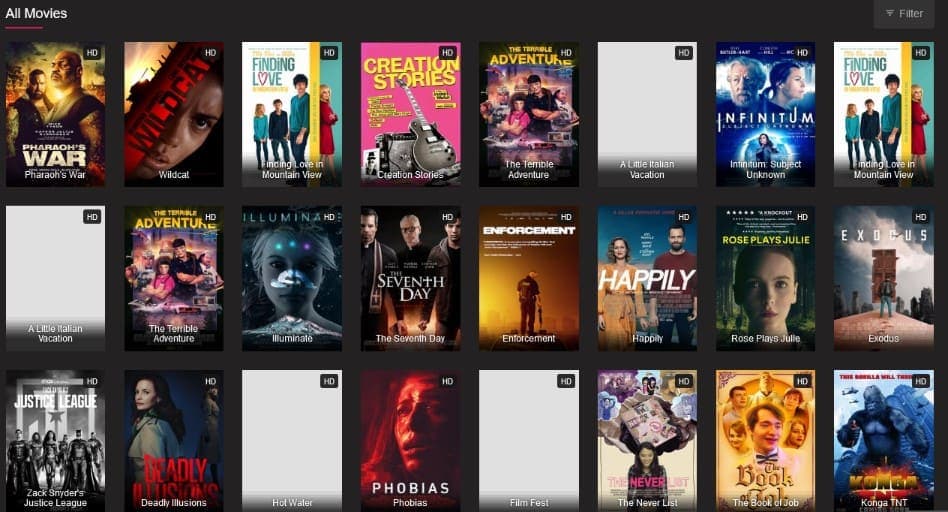 Streaming Cinema Films