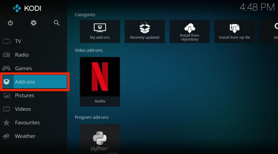 how to use netflix on kodi