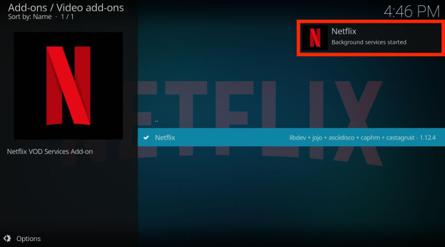 netflix addon