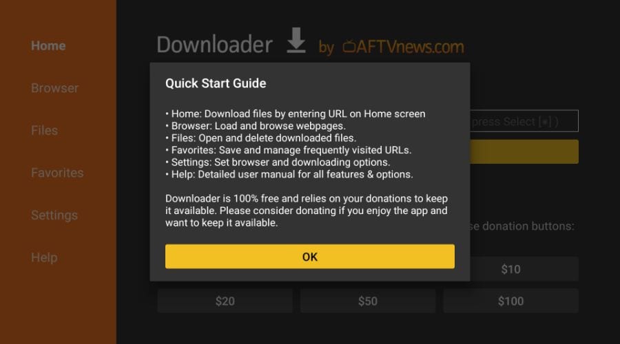 Read Quick Start Guide & Continue