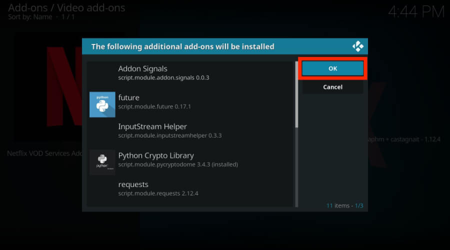 Additional addons