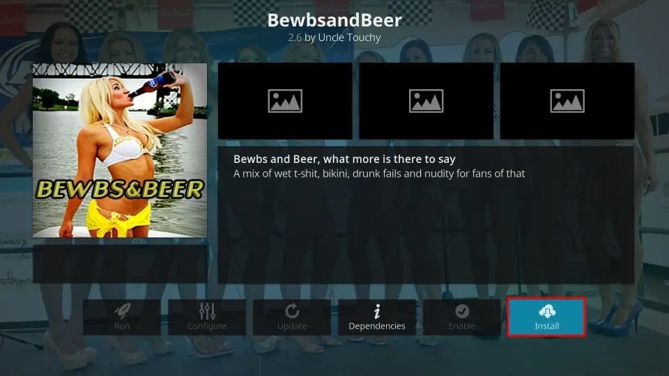 install BewbsandBeer kodi addon