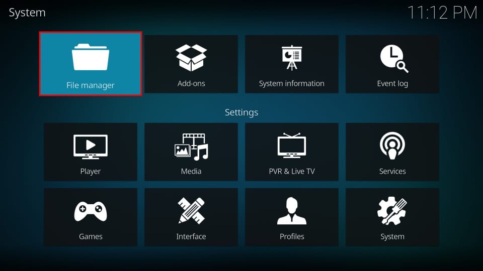 Kodi File Manager