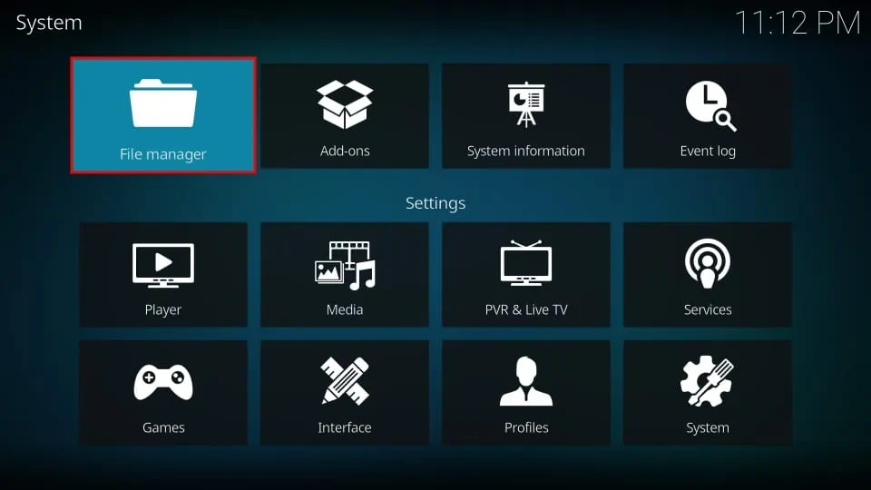 Kodi File Manager