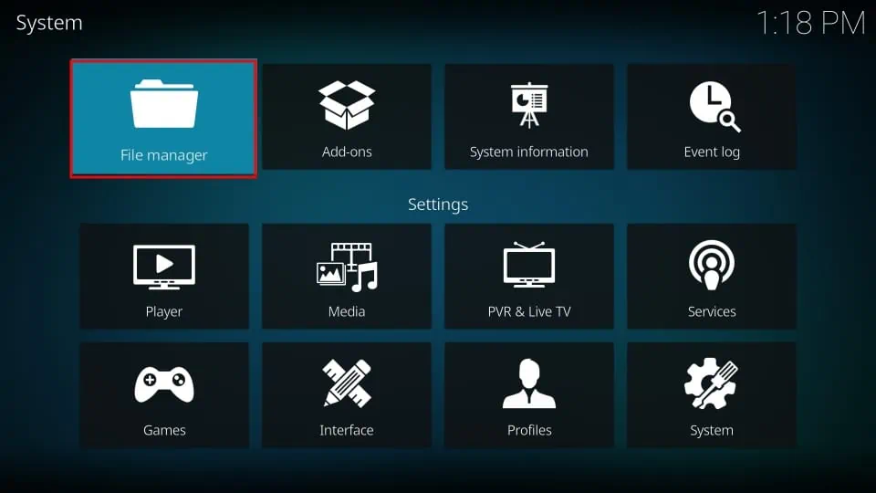 Kodi File Manager 