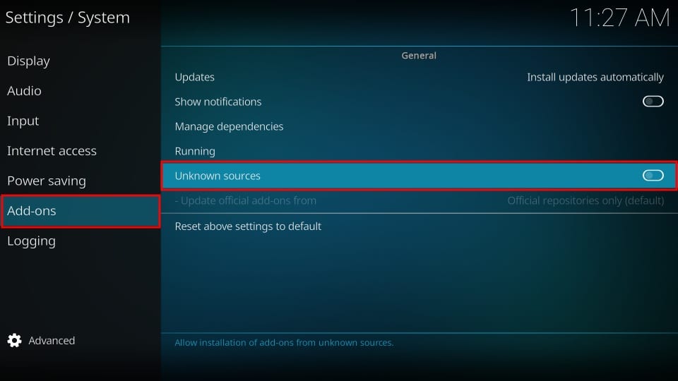 how to download add that source addon on kodi