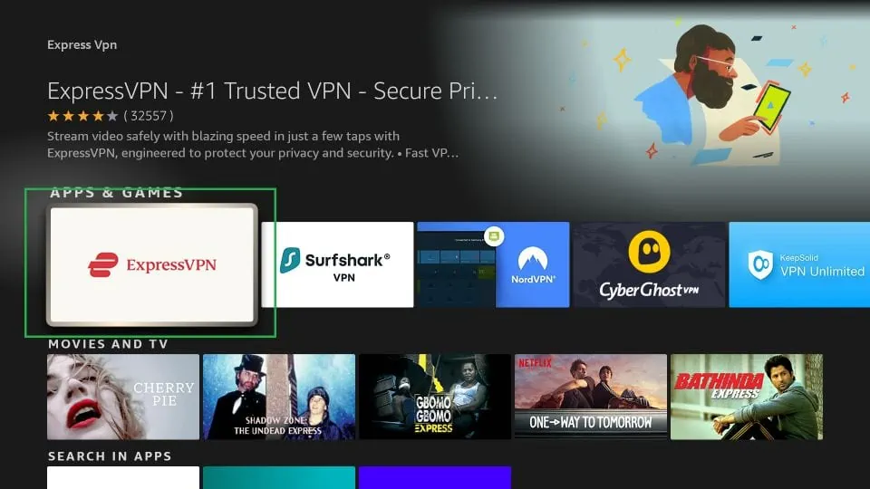 best free vpn for amazon fire tv stick