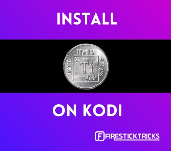  install Titanium build on kodi