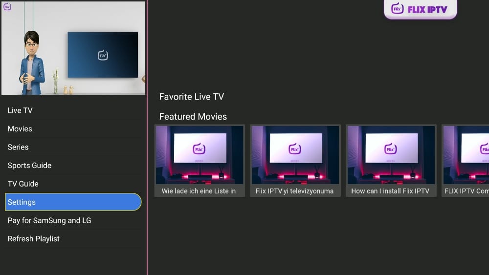 how to use flix iptv