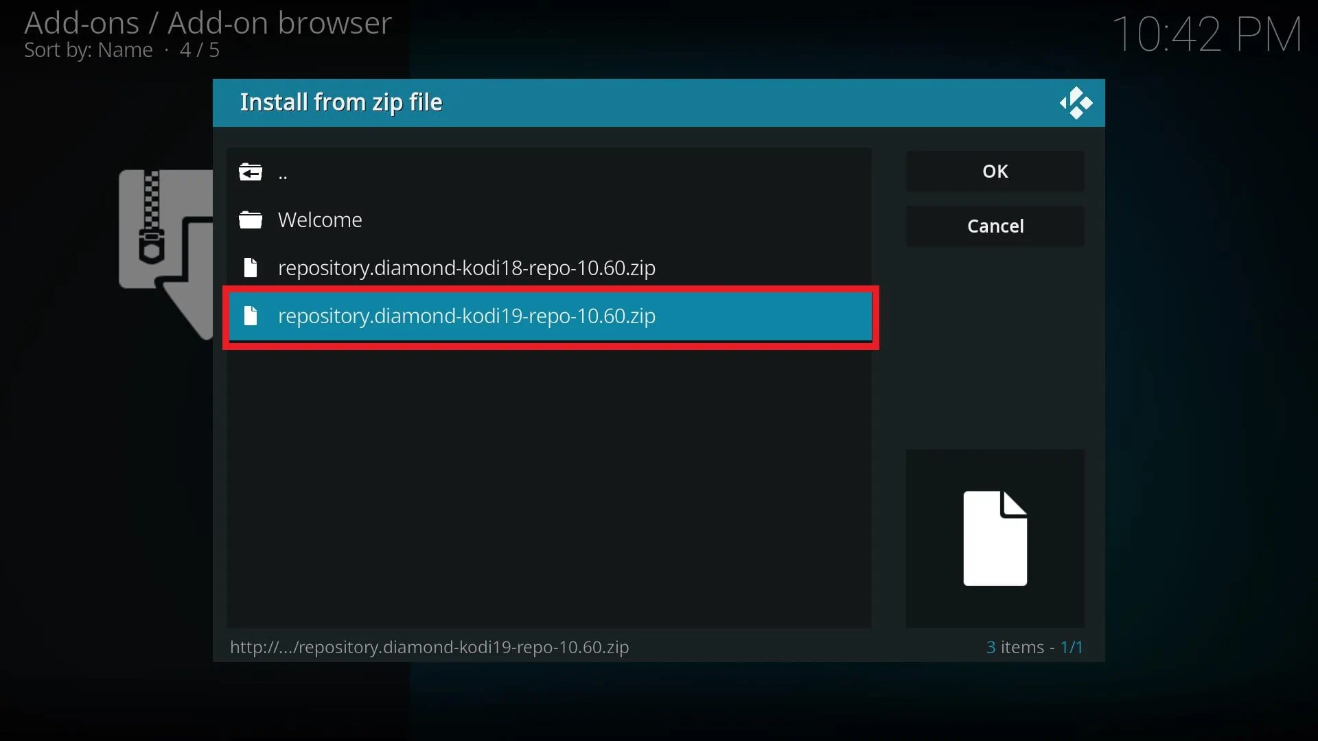  diamond kodi repository zip file