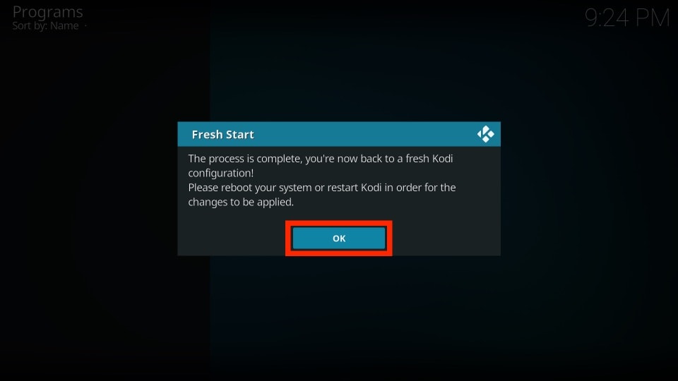 remove kodi build and addons 