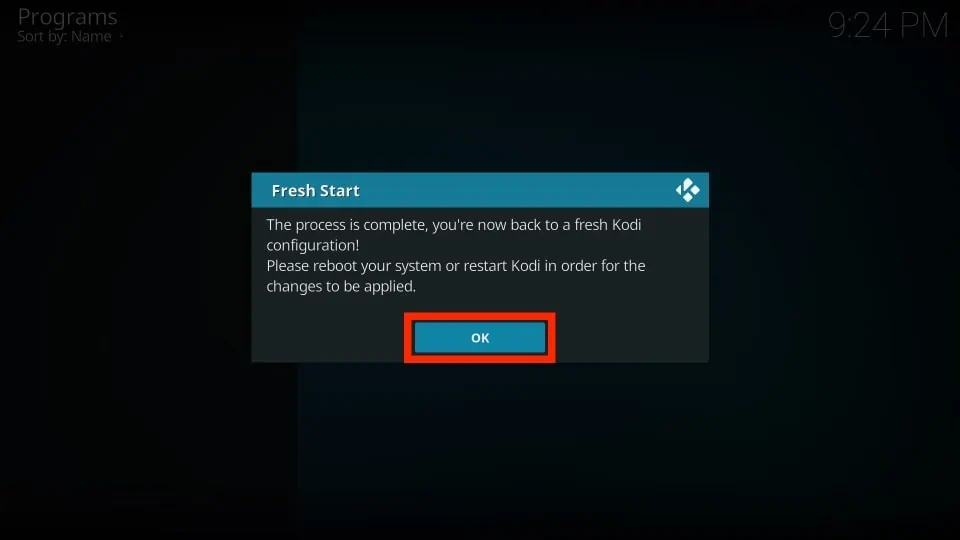 remove kodi build and addons 