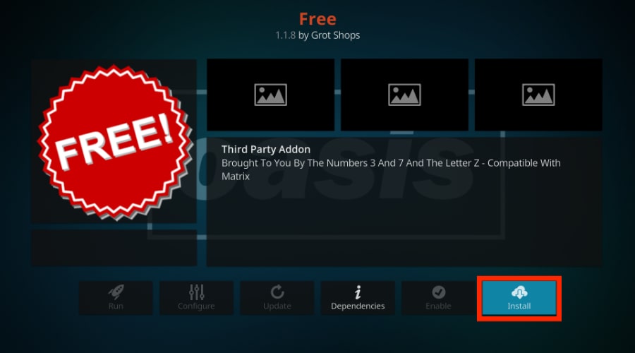 how to install free kodi addon