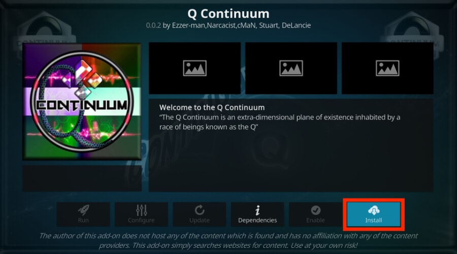 install Q continuum