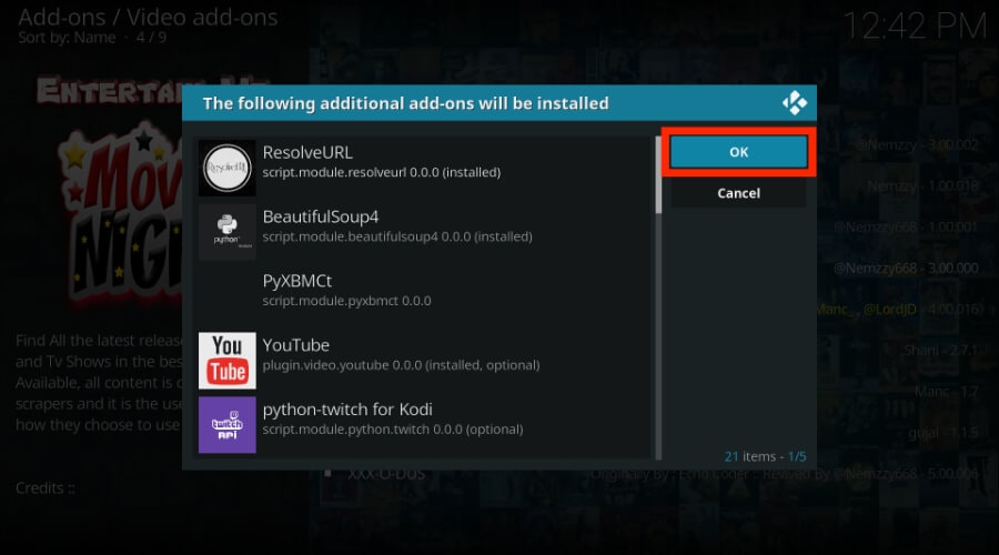 how to install entertain me addon on kodi