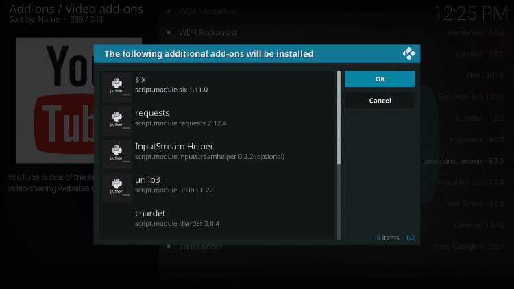 Additional addons