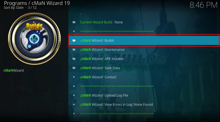  cman wizard Builds 