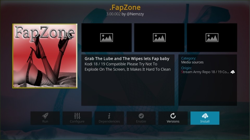 how to install fapzone kodi addon