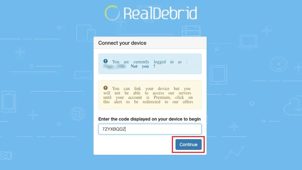 Real Debrid Code