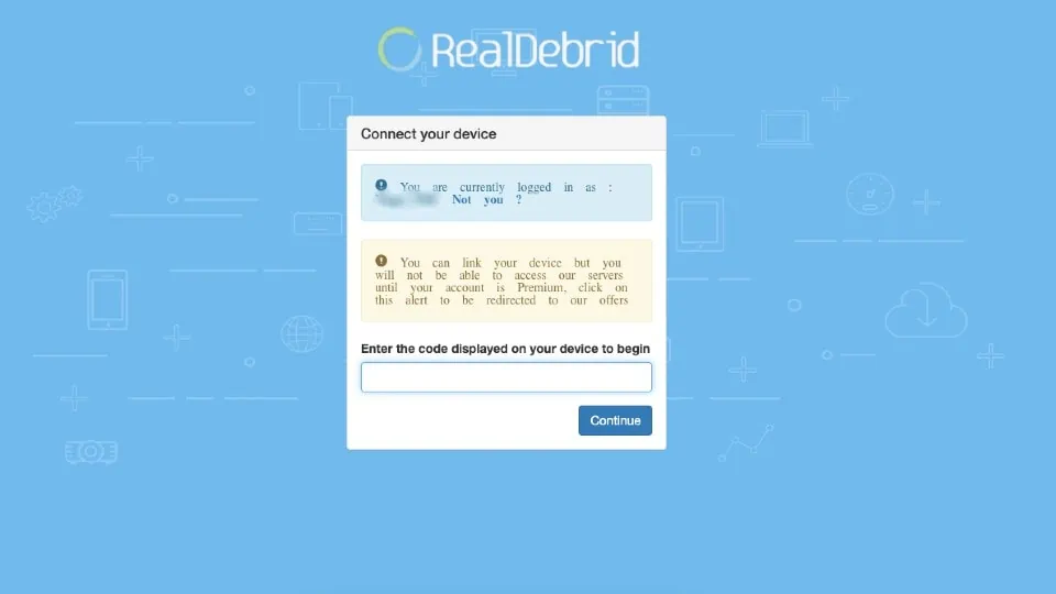 Real Debrid Website