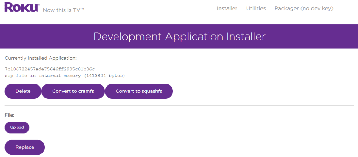 development application installer