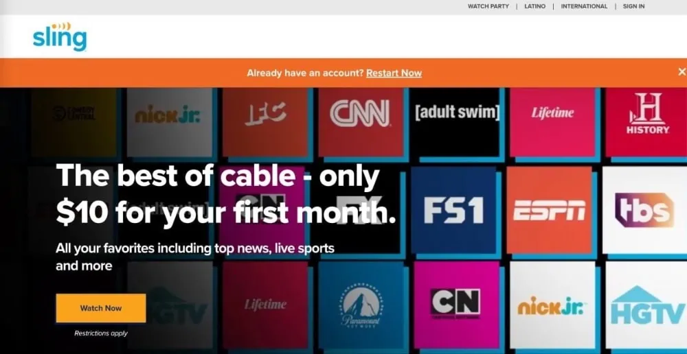 how to install sling tv on firestick