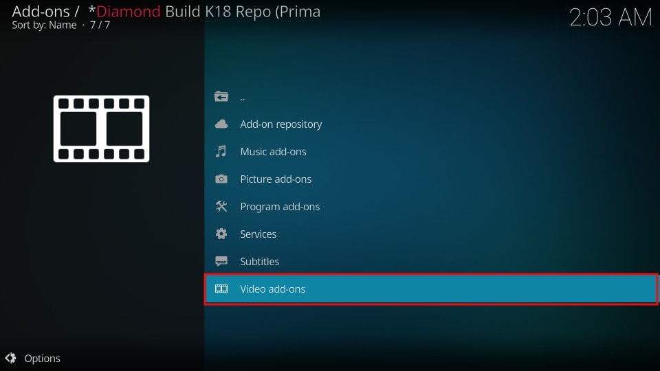 kodi video addons