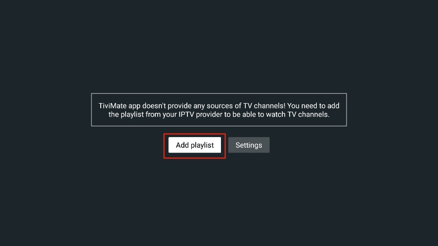 add yeah iptv playlist to tivimate