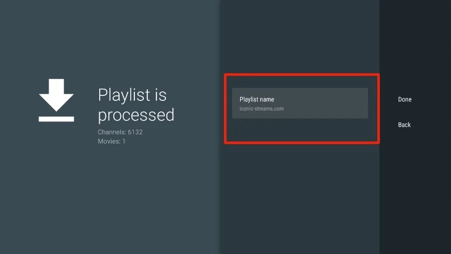 Setup Guides playlist name