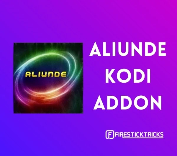 how to install aliunde kodi addon