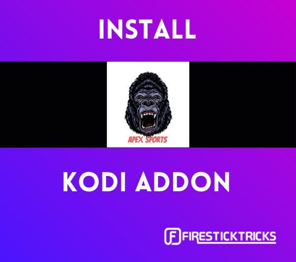 how to install apex sports kodi addon