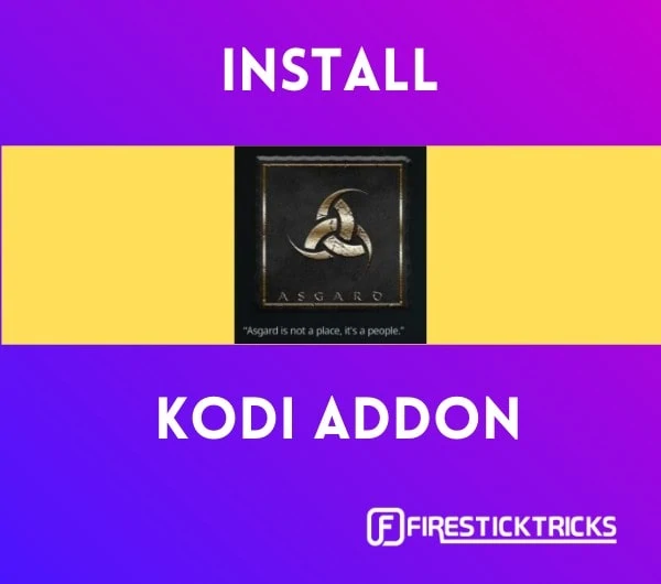 how to install asgard kodi addon