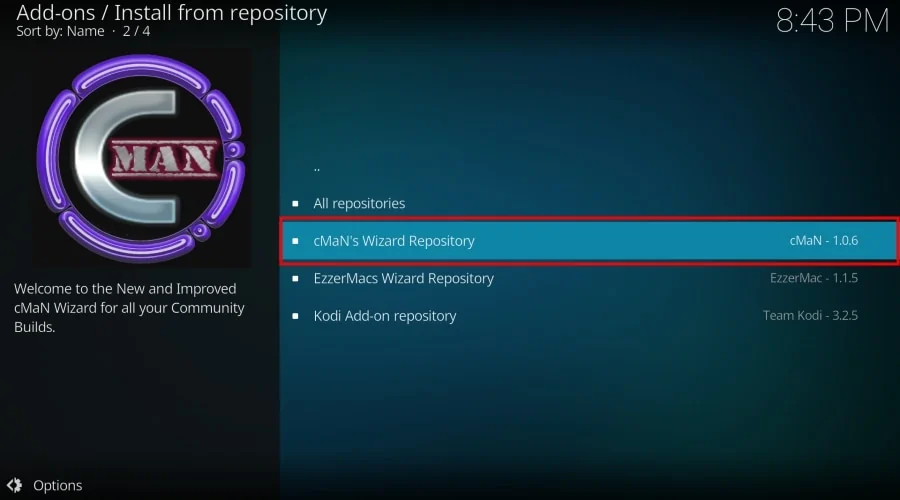  cMan Wizard Repository