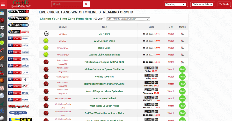 best sports streaming sites
