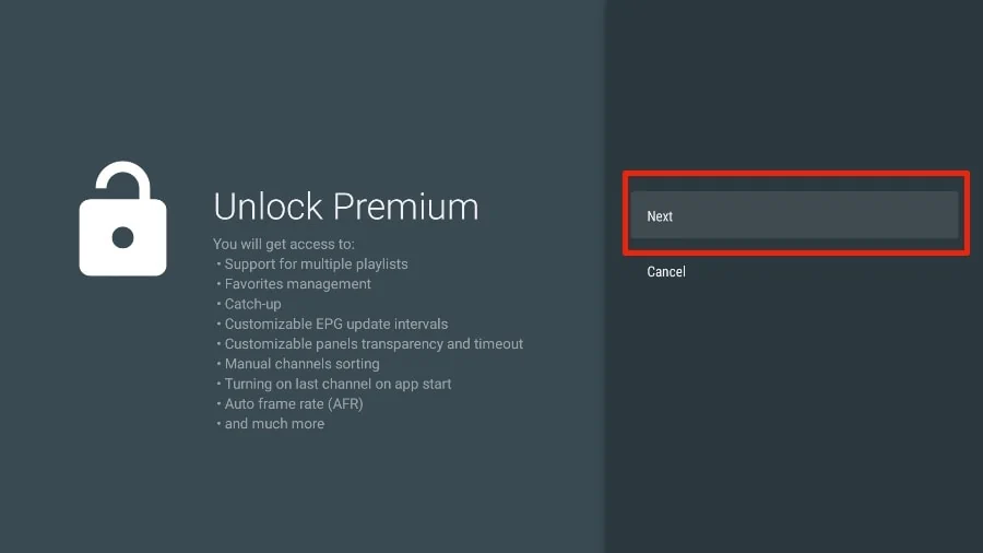 unlock tivimate premium on firestick