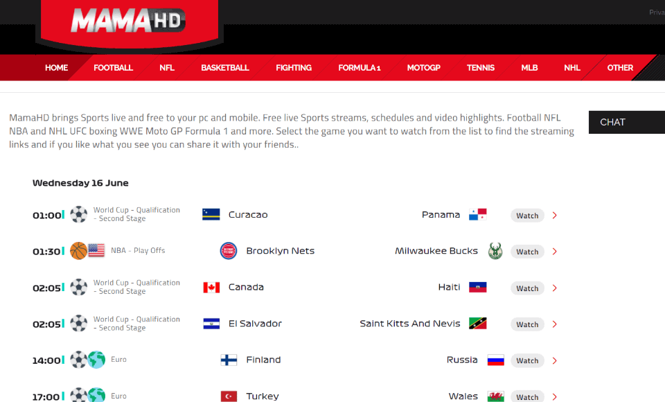 best sports streaming sites