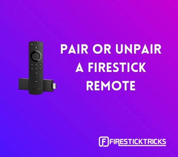how to pair firestick remote