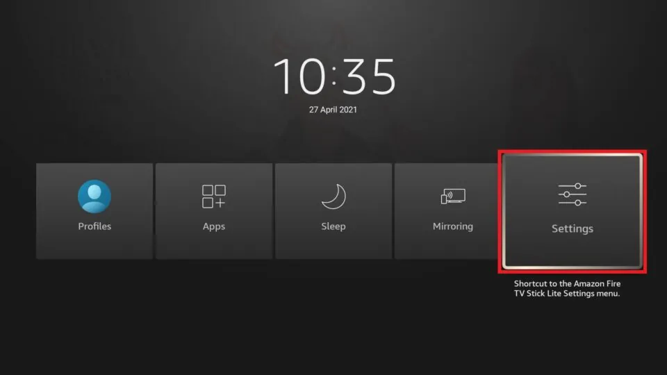 Firestick Settings