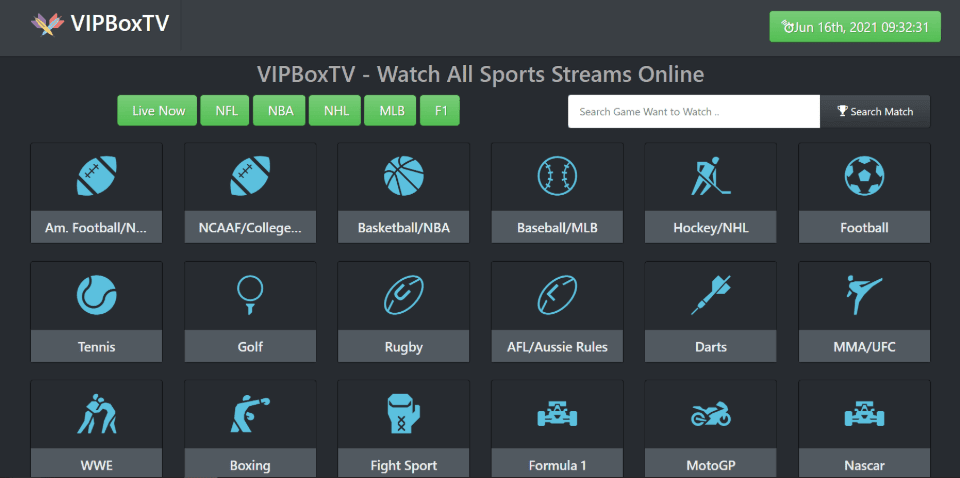 online sports streaming websites