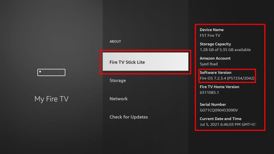 how to update amazon firestick os