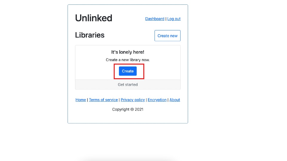 libraries unlinked