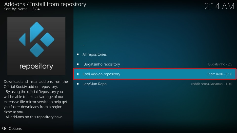 Kodi addon repo