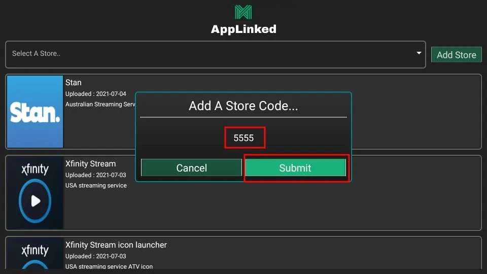 Store Code