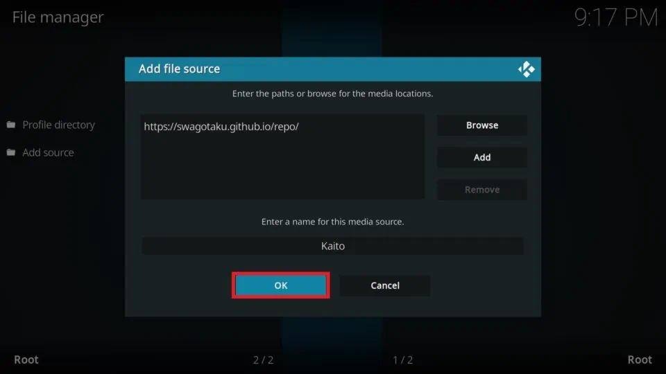 kodi kaito addon