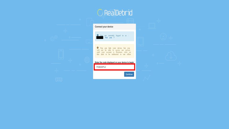 real debrid authentication